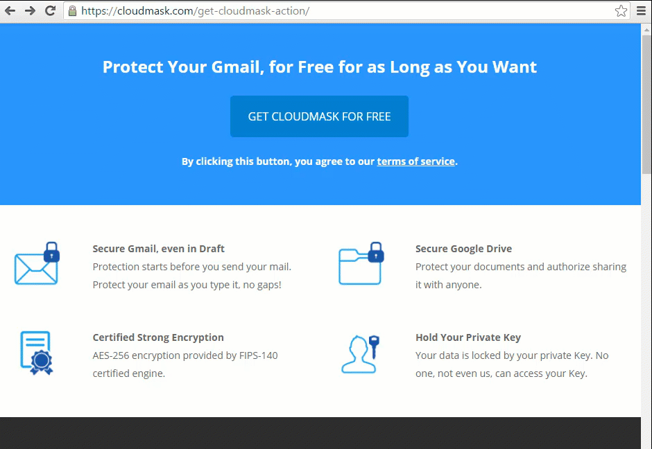 CloudMask End-to-End Encryption